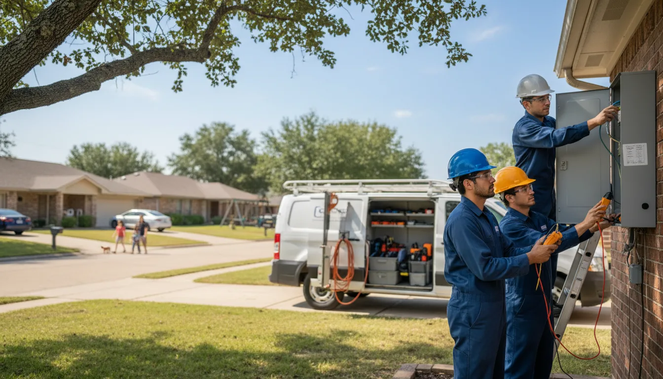 Certified electrician providing emergency electrical services in Kerrick, MN